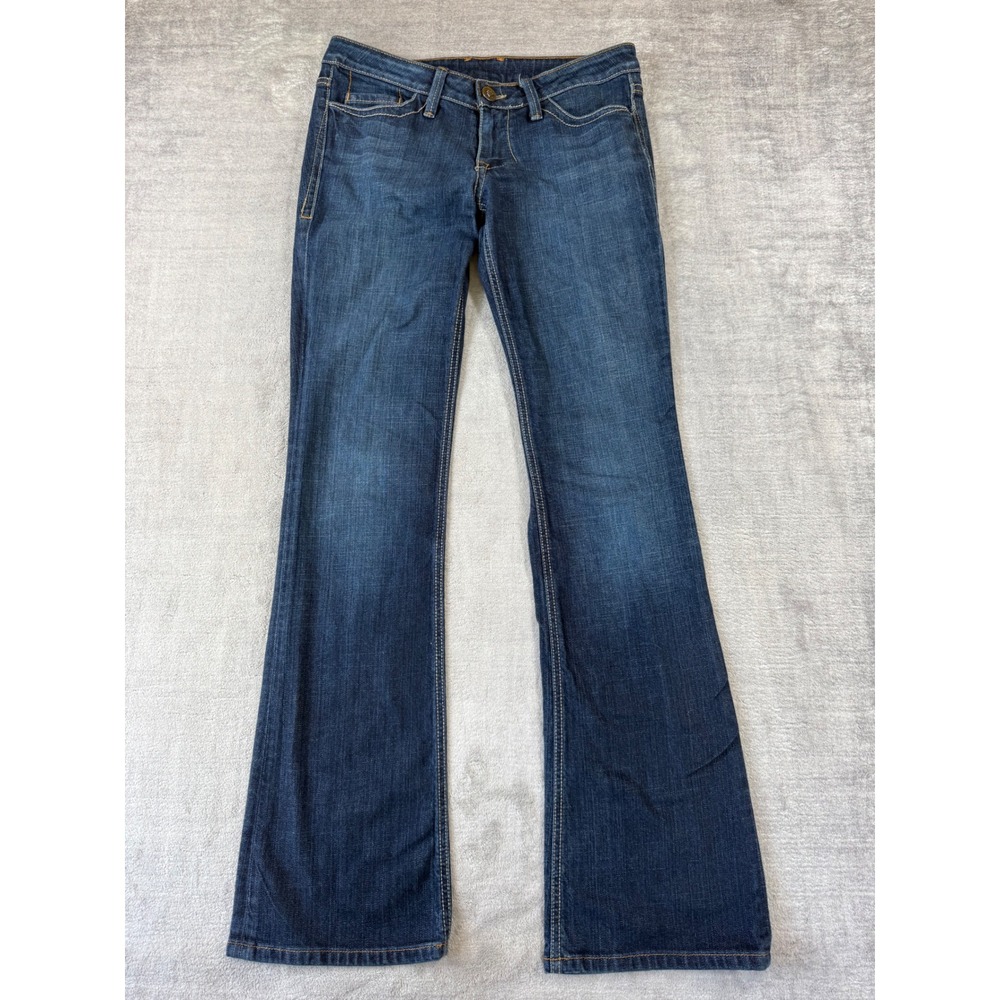 William Rast Jeans Womens 29 Dark Wash Bootcut Stretch Flare Made in USA Y2K